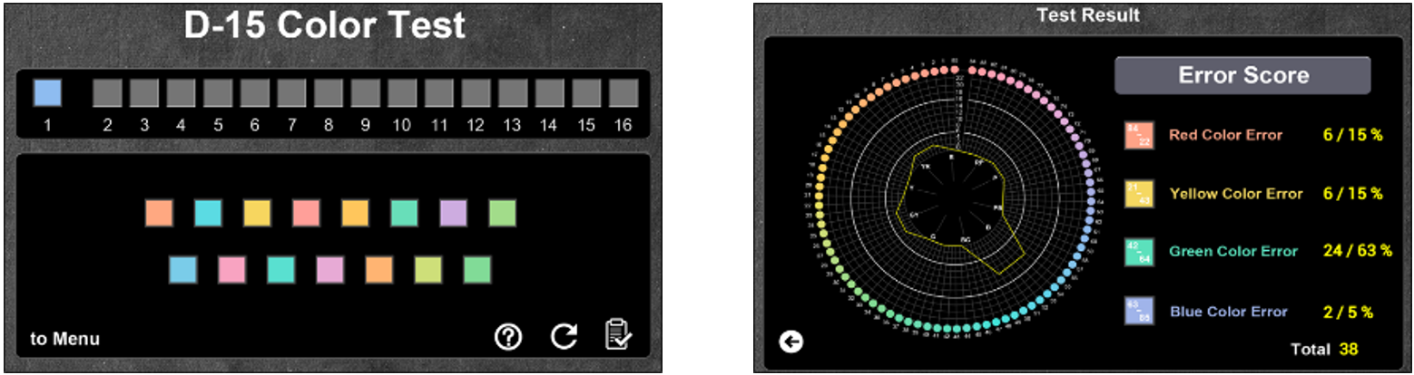 Hue Color Test